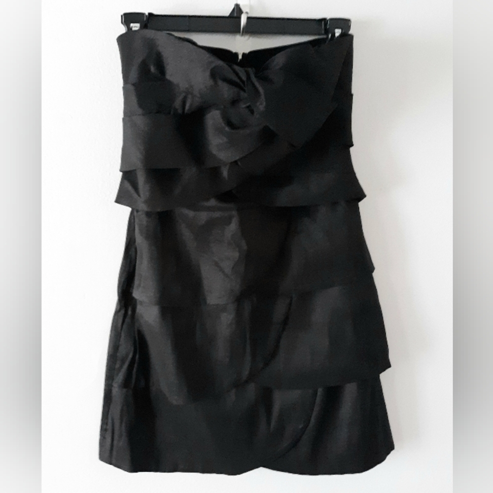XX1 Tiered Ruffle Strapless Mini Dress